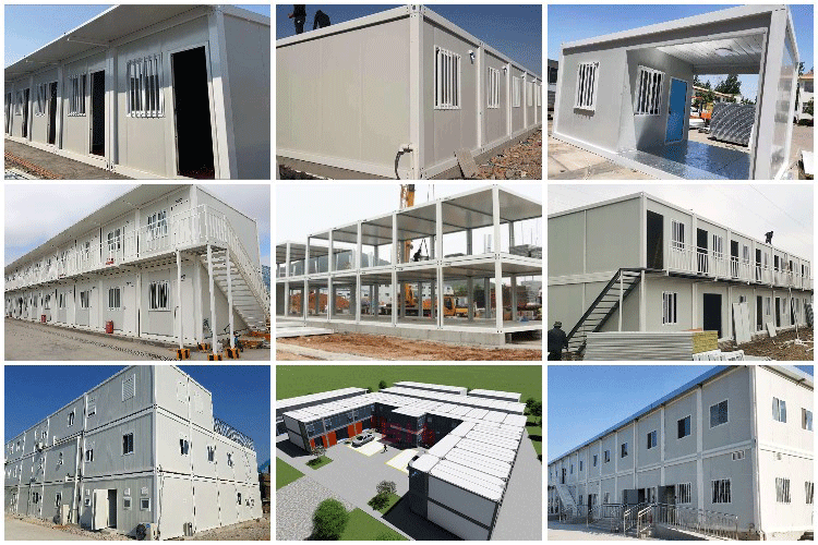 Prefab construction site container accommodation