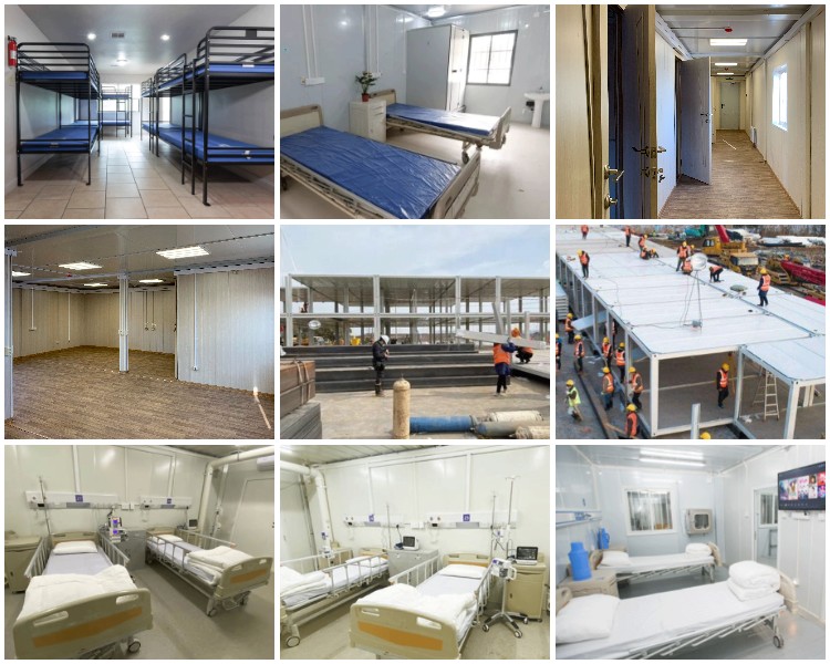 3x6 container hospitals, isolation centers, clinics, refuges 