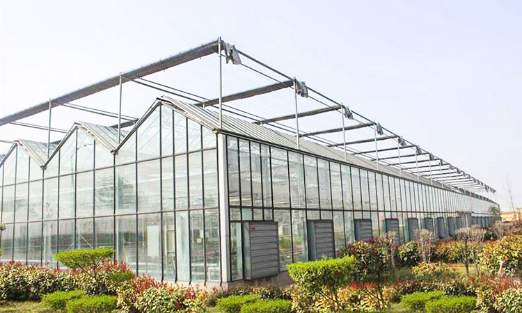 PC board multi-span smart greenhouse