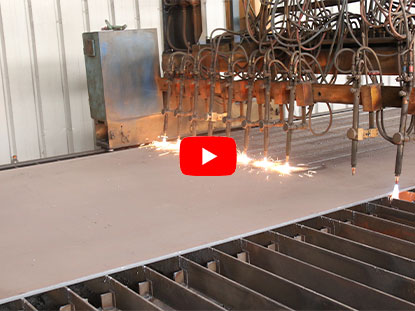 Machine de découpe à la flamme CNC ---- coupe de tôle d'acier
