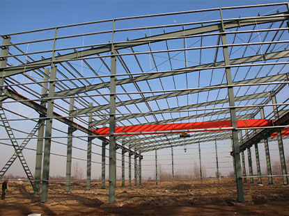 Entrepôt de structure métallique en Algérie
